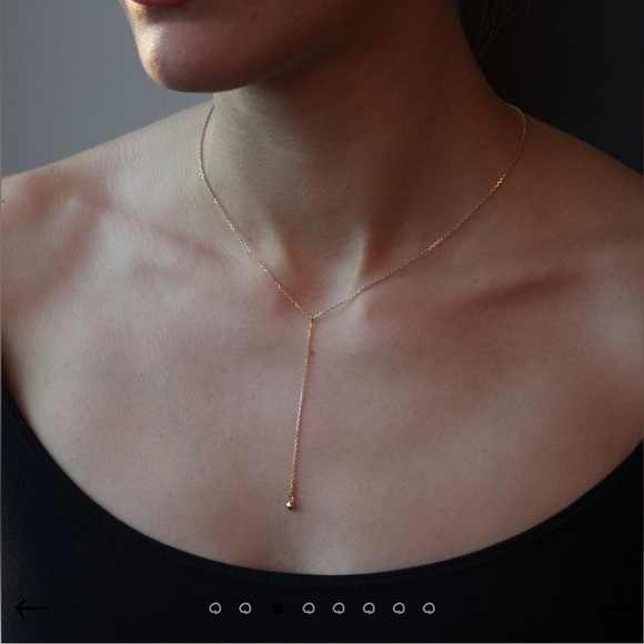Catbird Jewelry - Catbird Greco Lariat Necklace 14K ✨